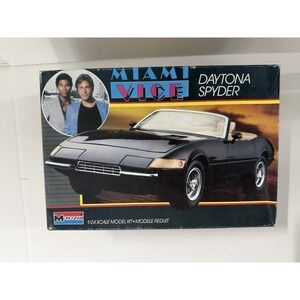 Vintage Monogram Miami Vice Daytona Spyder 1/24 Scale Model Kit Open Box